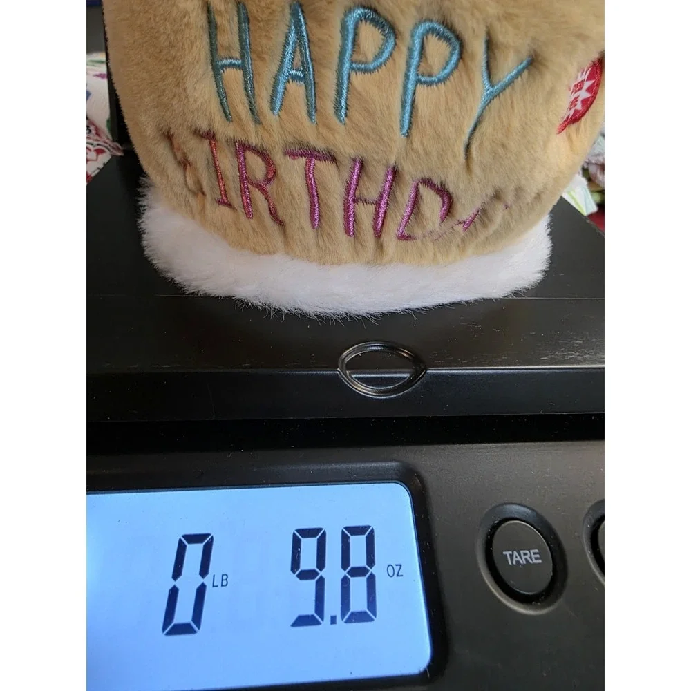 Fuzzwoof Birthday Cake Singing & Dancing Golden Retriever Dog Toy‎ ECHOS Voices